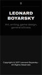 Mobile Screenshot of leonardboyarsky.com